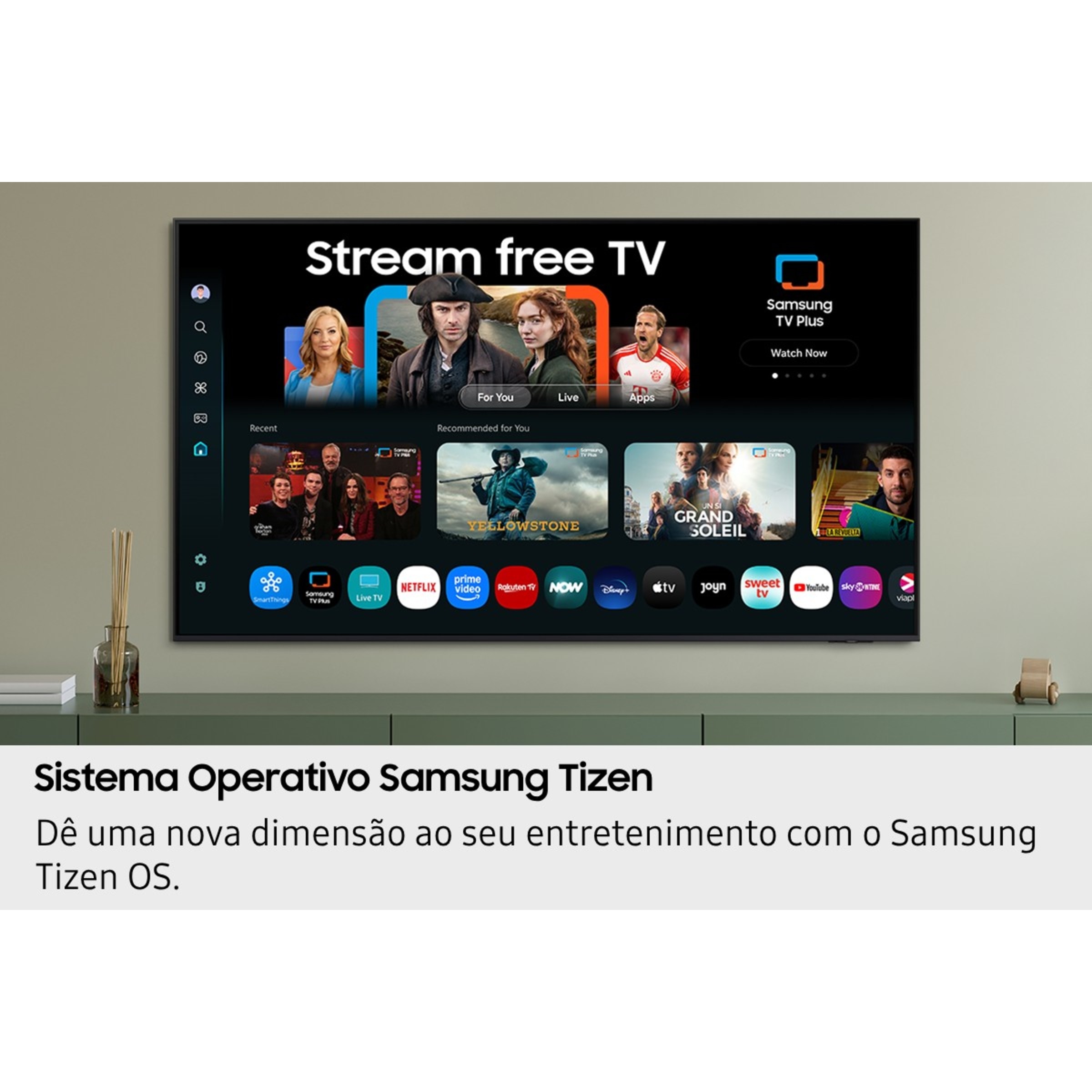 TV Samsung 43" QLED 4K TQ43Q7FAAUXXC Preto-6