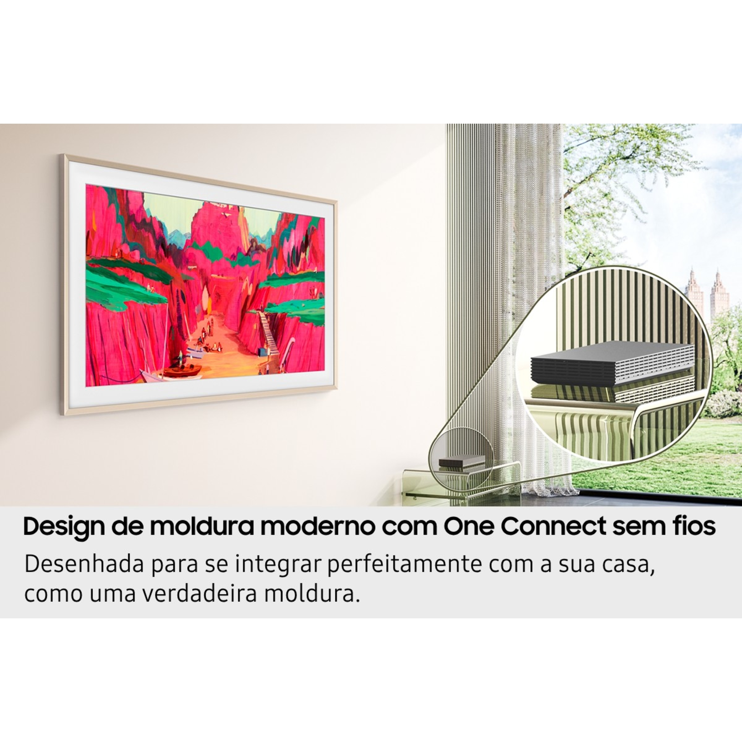 TV Samsung The Frame Pro 75" Neo QLED 4K TQ75LS03FWUXXC Preto-5
