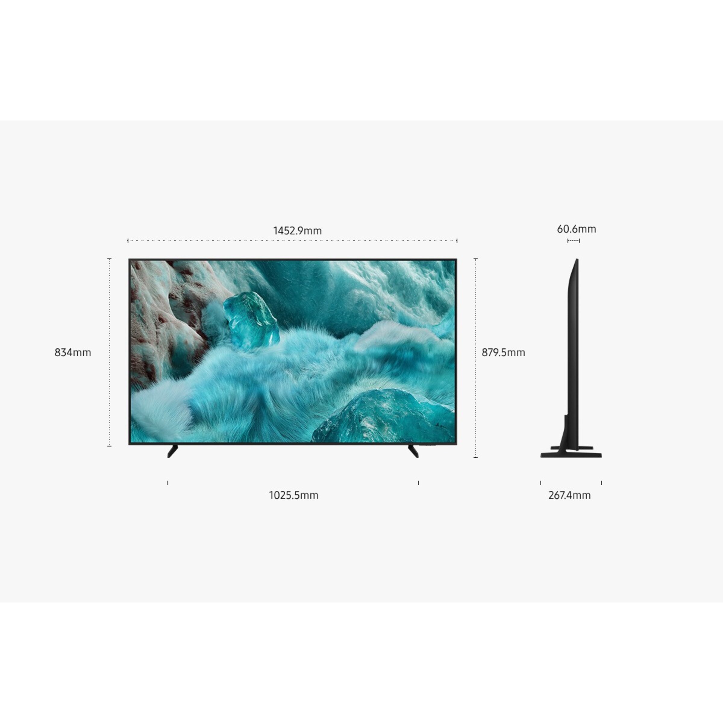 TV Samsung 65" QLED 4K TQ65Q7FAAUXXC Preto-8