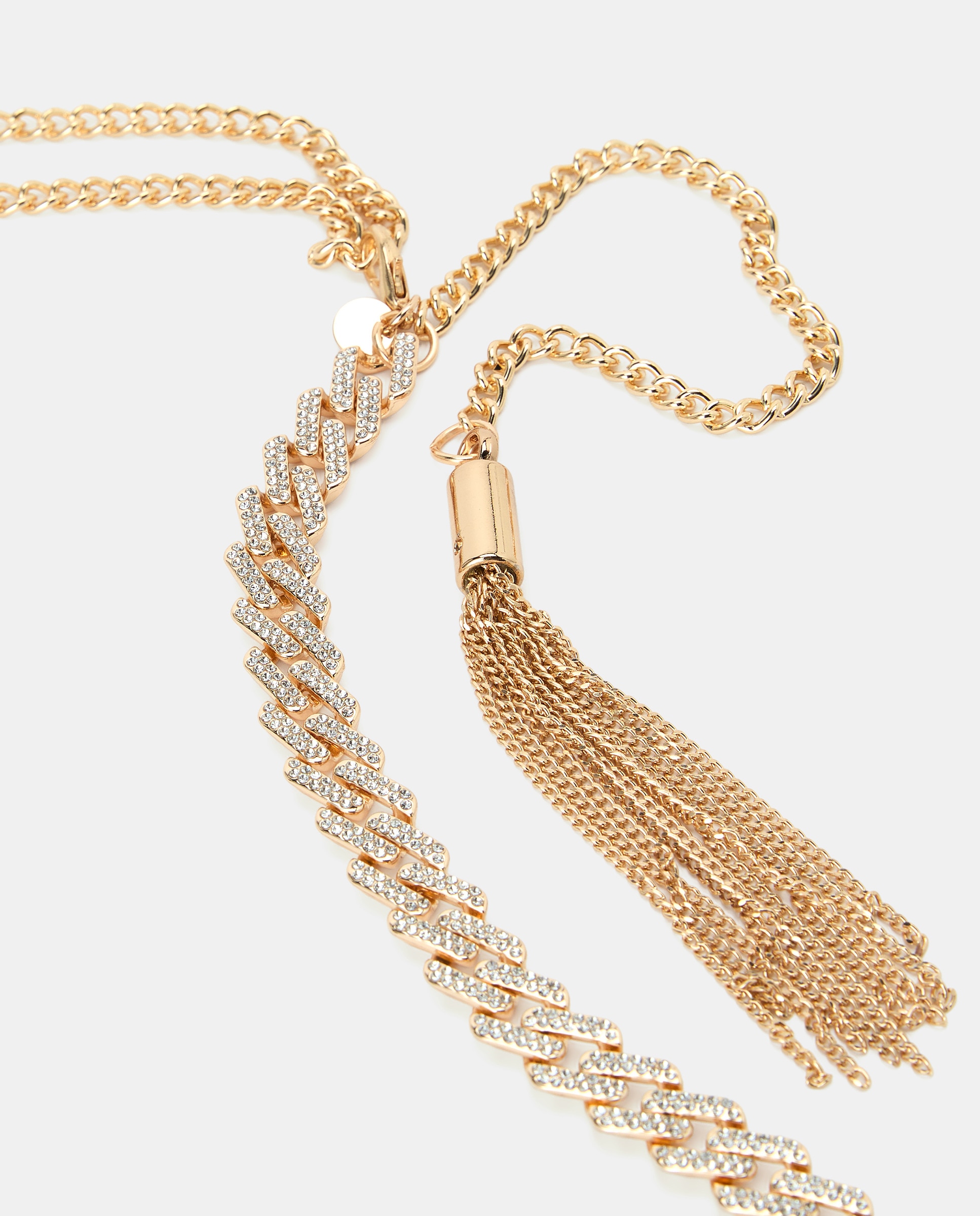 Cinto de Corrente com Brilhantes 390 Ouro-2