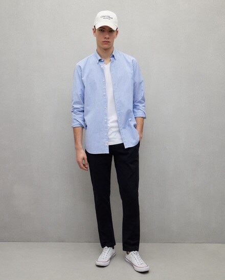 Pantalon Basico Pantalones Easy Wear Hombre El Corte Ingles Chino