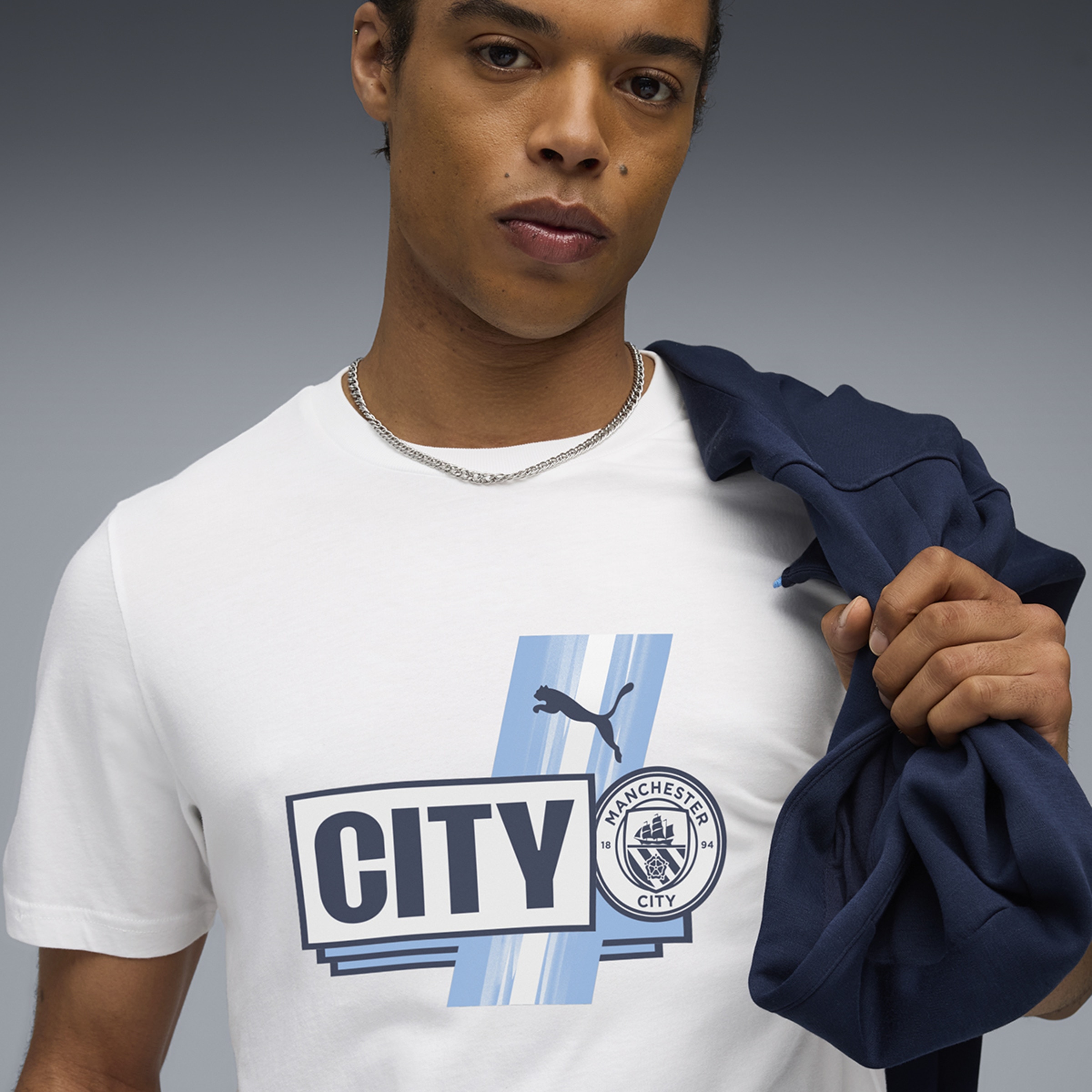 T-shirt de Futebol de Homem MCFC FtblCulture Tee 3
