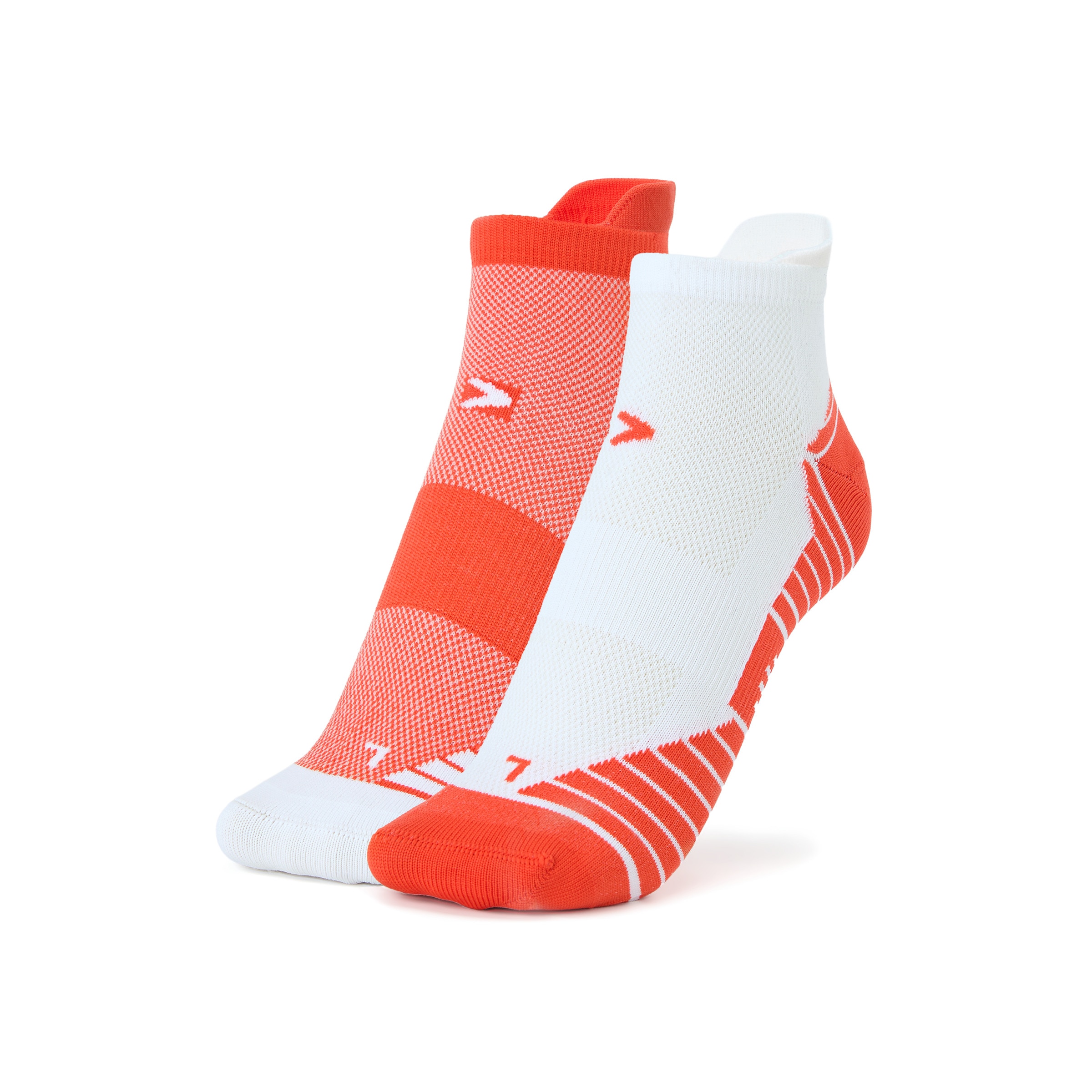 Pack de 2 Pares de Meias de Running Advance Plus Unissexo Branco-1