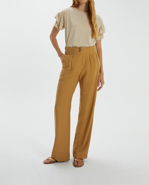 Imagen 0 de Camiseta de mujer cuello redondo y manga corta