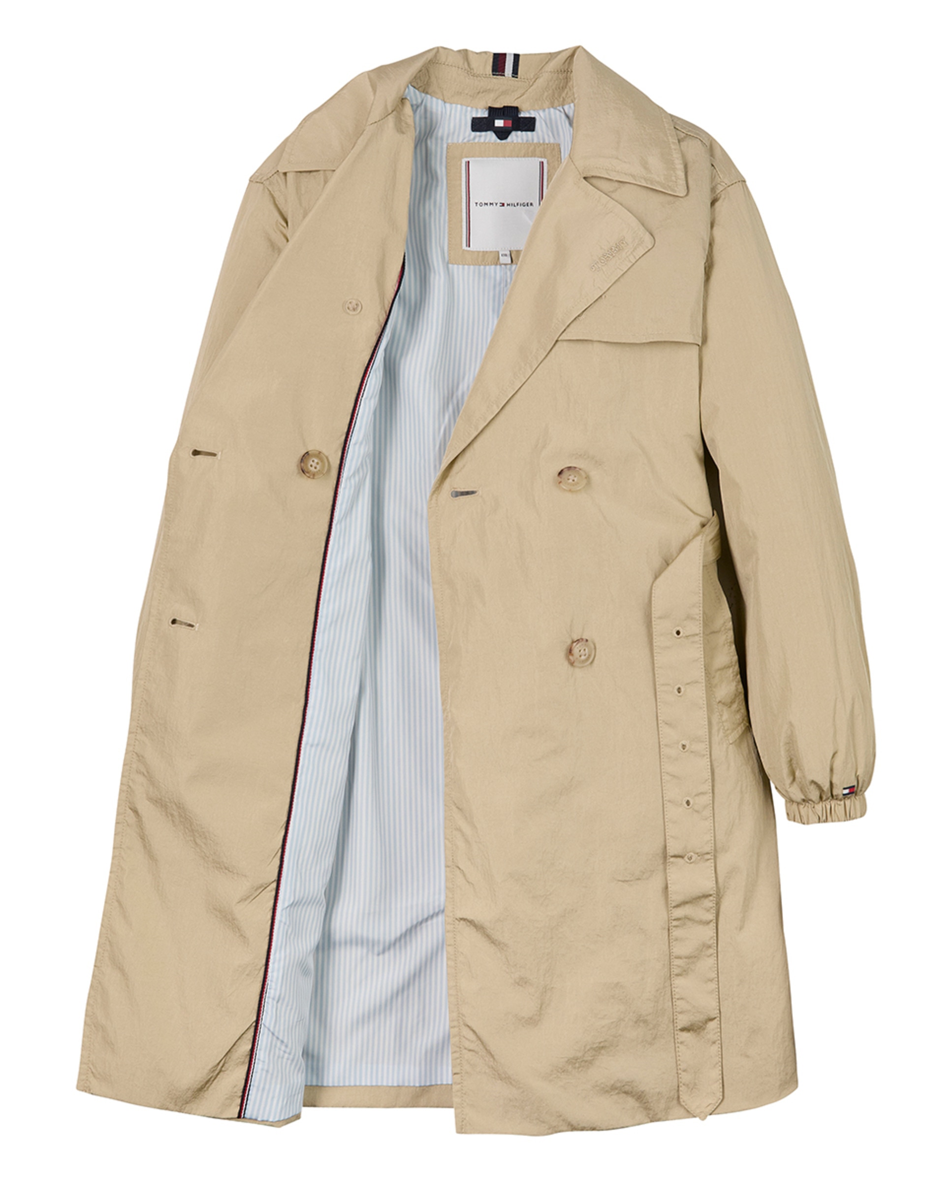 Gabardine com Cinto Castanho-7