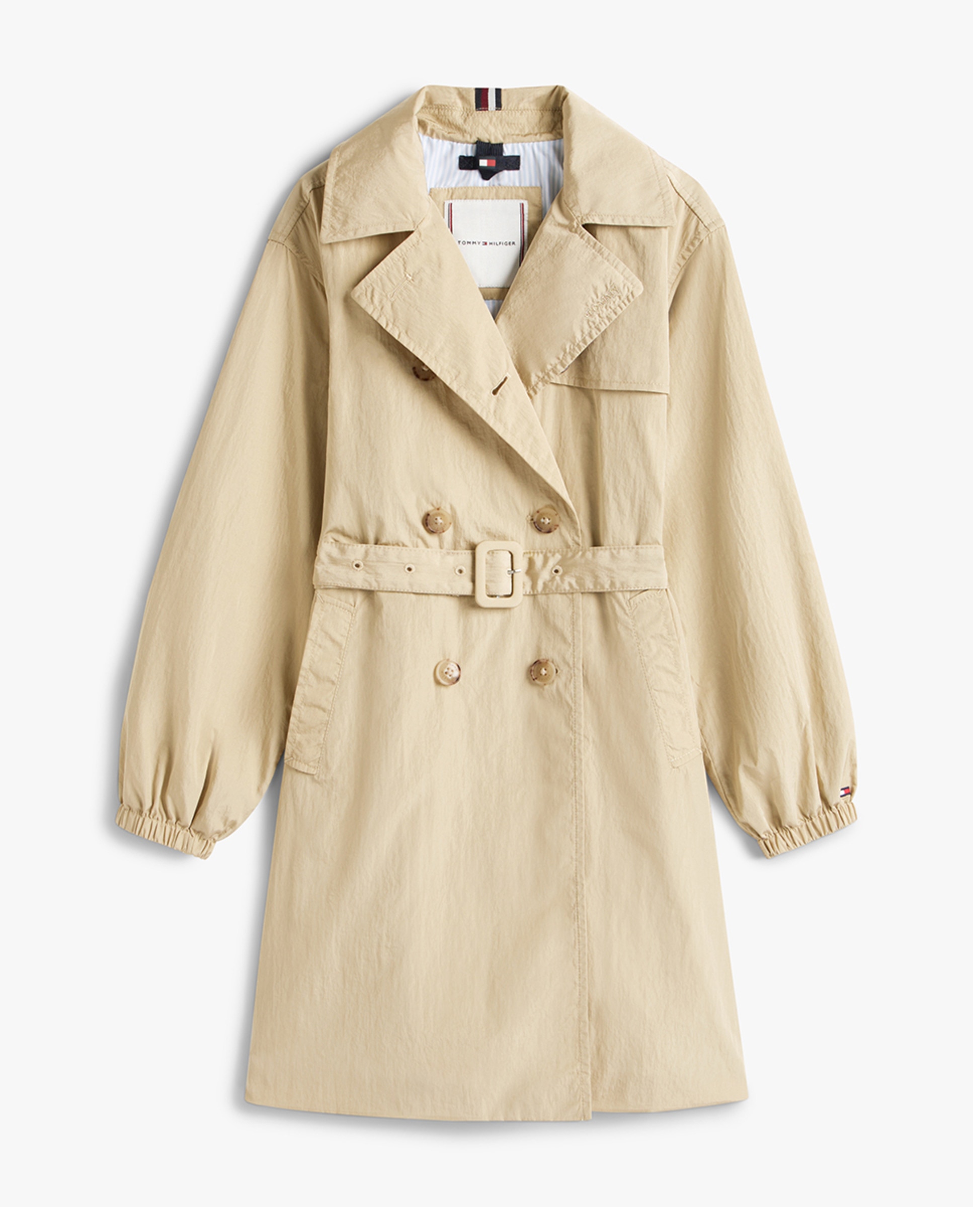 Gabardine com Cinto Castanho-5