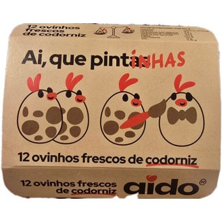 Ovos Frescos de Cordoniz embalagem 12 unidades - Casa Do Aido