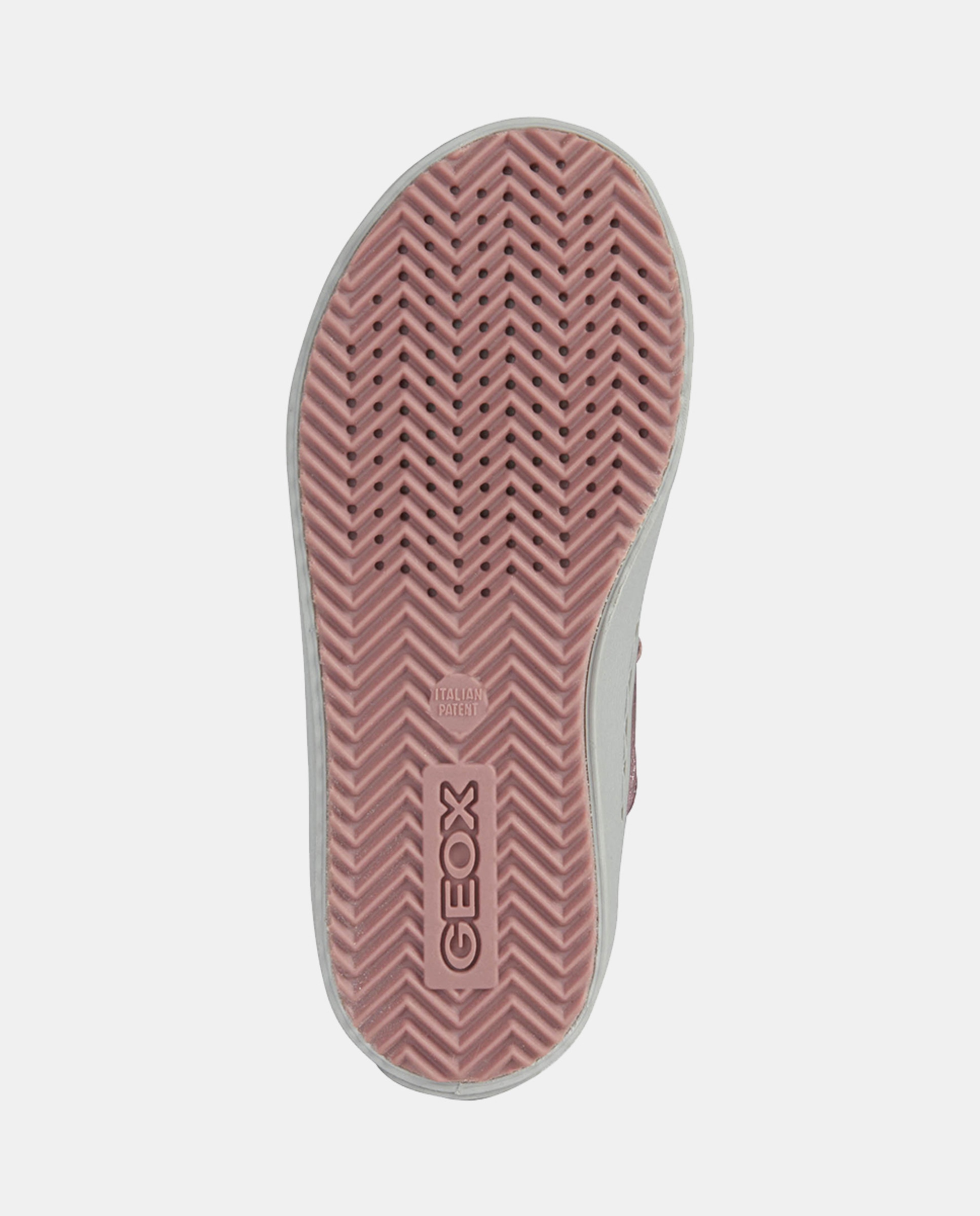 Sapatilhas desportivas de menina Geox azuis com estampado de estrela Rosa-6