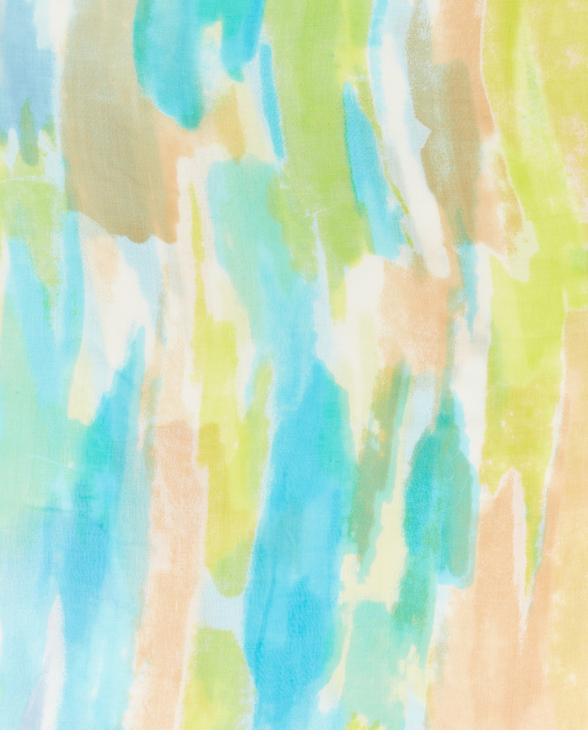 Lenço de Viscose Oceans Diary com Estampado de Aquarela Verde-4