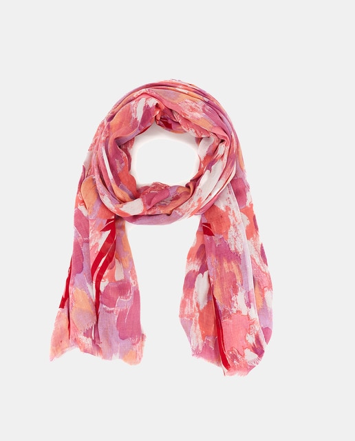 Imagem 0 de Lenço de Viscose Oceans Diary com Estampado Abstrato