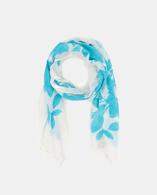 Imagem 0 de Lenço de Viscose Oceans Diary com Estampado - Cru