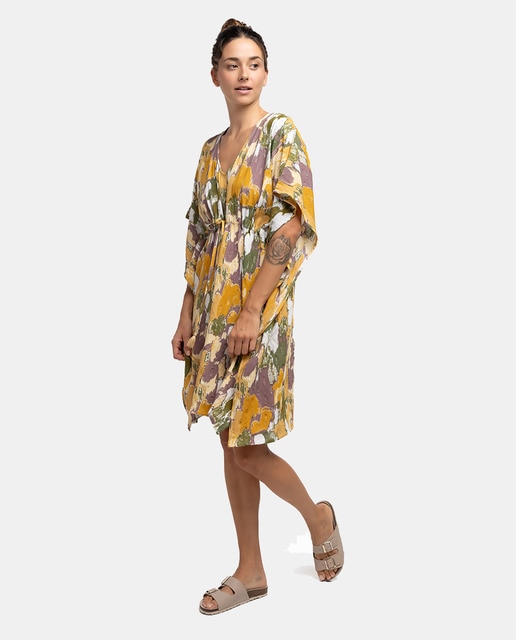 Imagem 0 de Kaftan de Viscose Oceans Diary com Estampado Abstrato