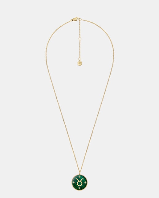 Imagen 0 de Collar de acero y malaquita