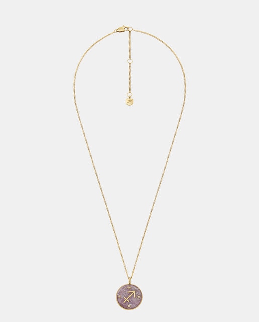 Imagen 0 de Collar de acero y amatista