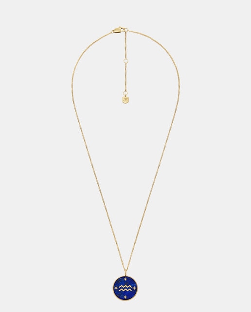 Imagen 0 de Collar de acero y lapislázuli
