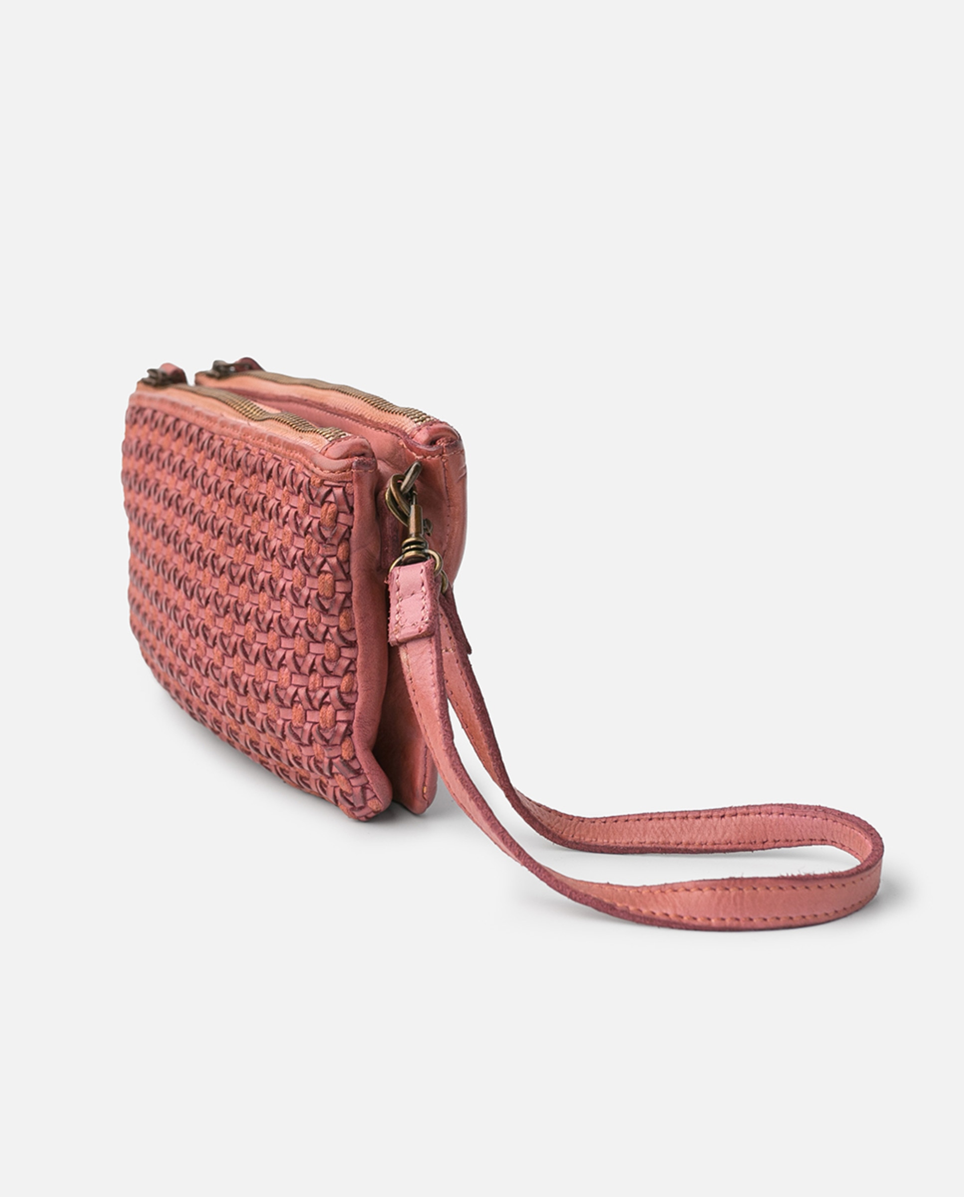 Mala a Tiracolo Dupla Rosa-2