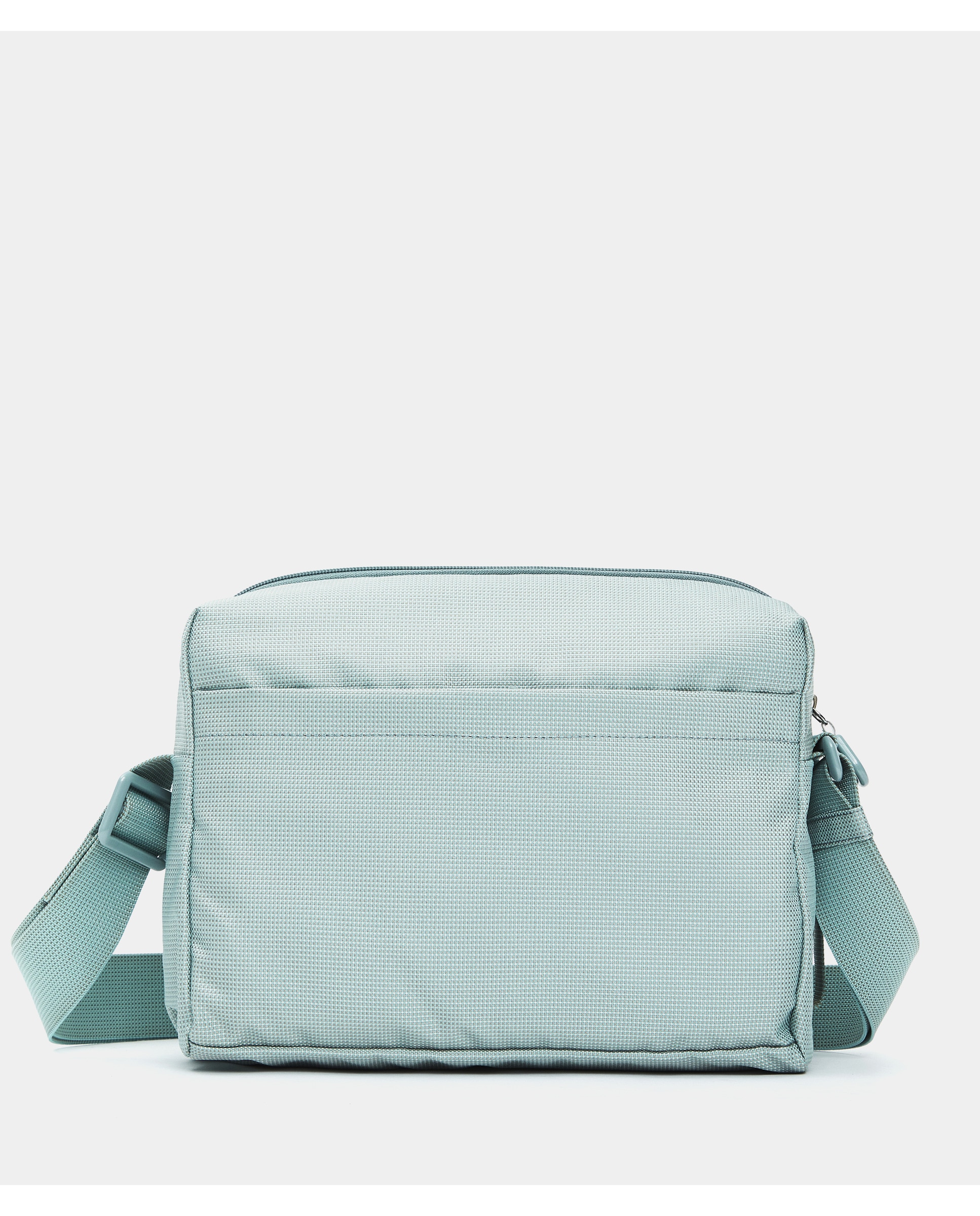 Mala a tiracolo média de mulher Mandarina Duck cinzento-escuro com fecho de correr Verde-3