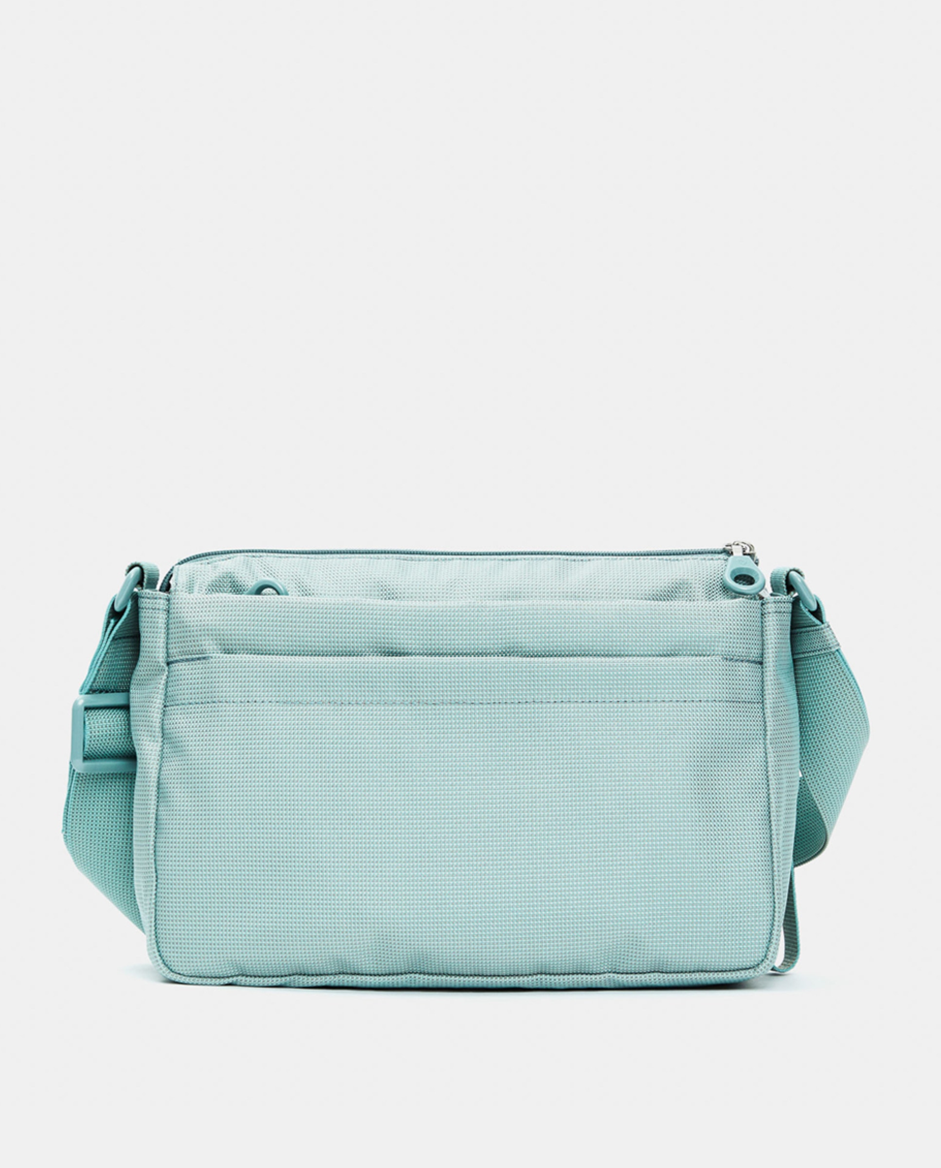 Mala a tiracolo de mulher Mandarina Duck cinzento-escuro com fecho de correr Verde-3