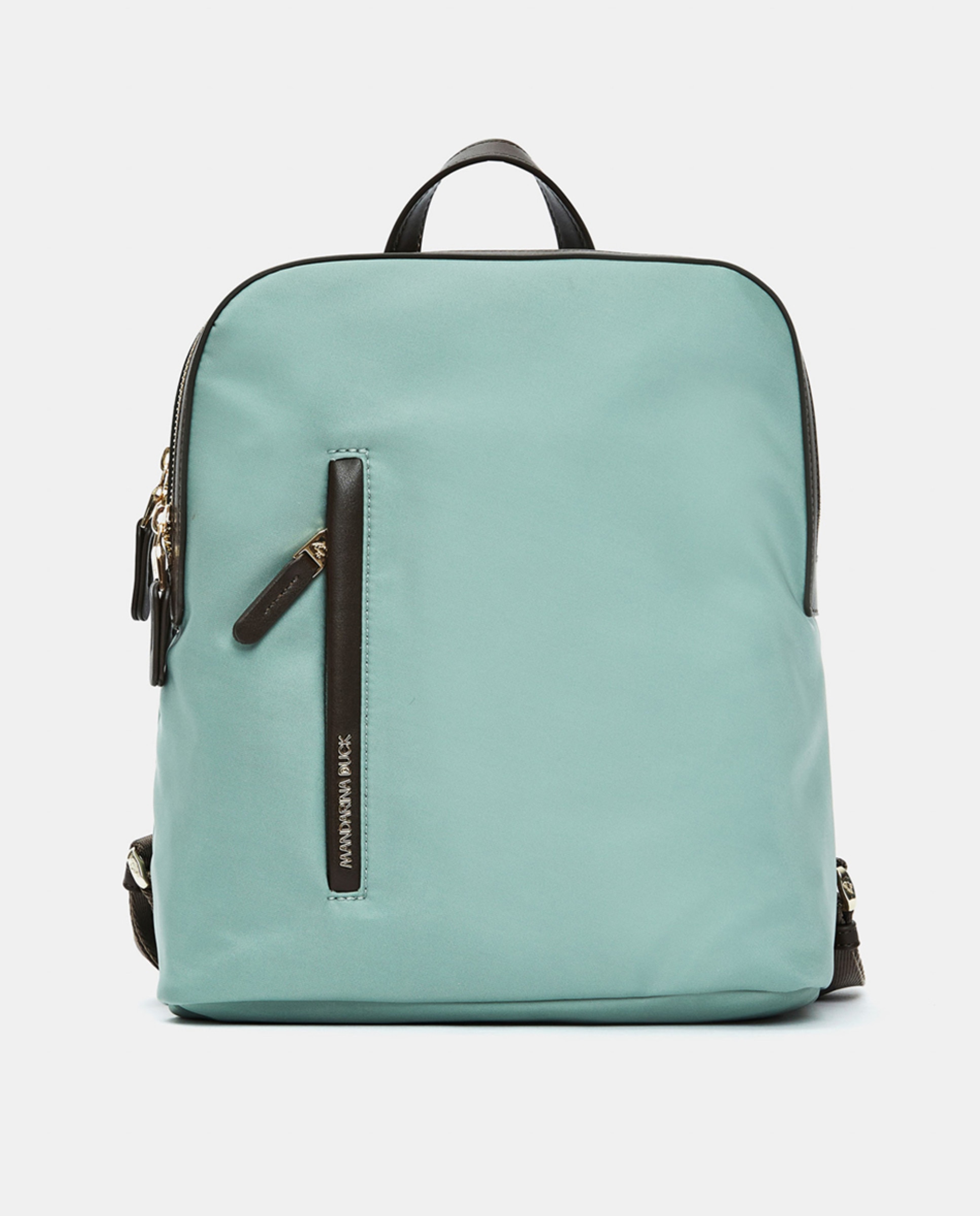 Mochila de nylon azul-marinho Verde-1