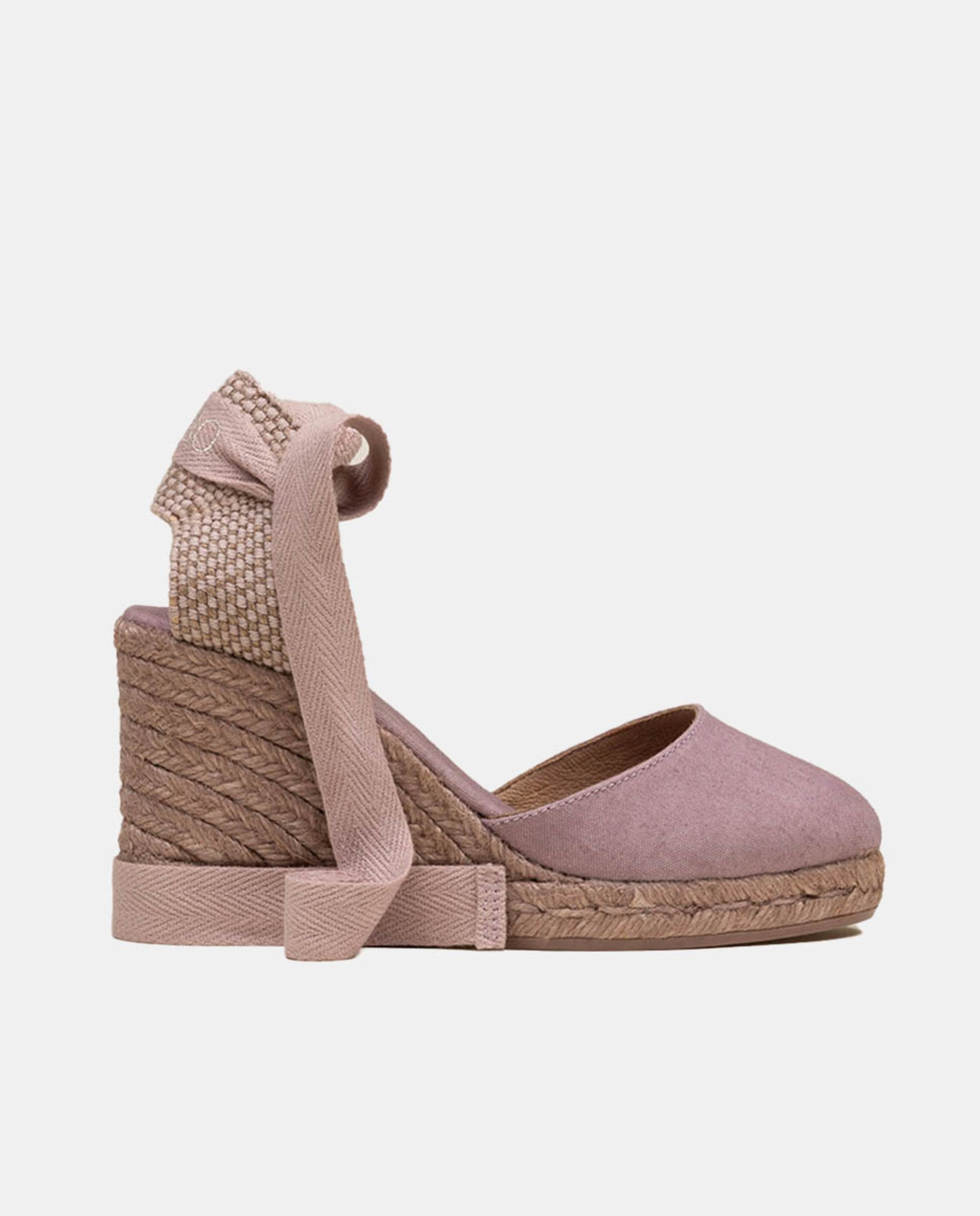Alpercatas Piqué com Fitas Rosa-claro-1