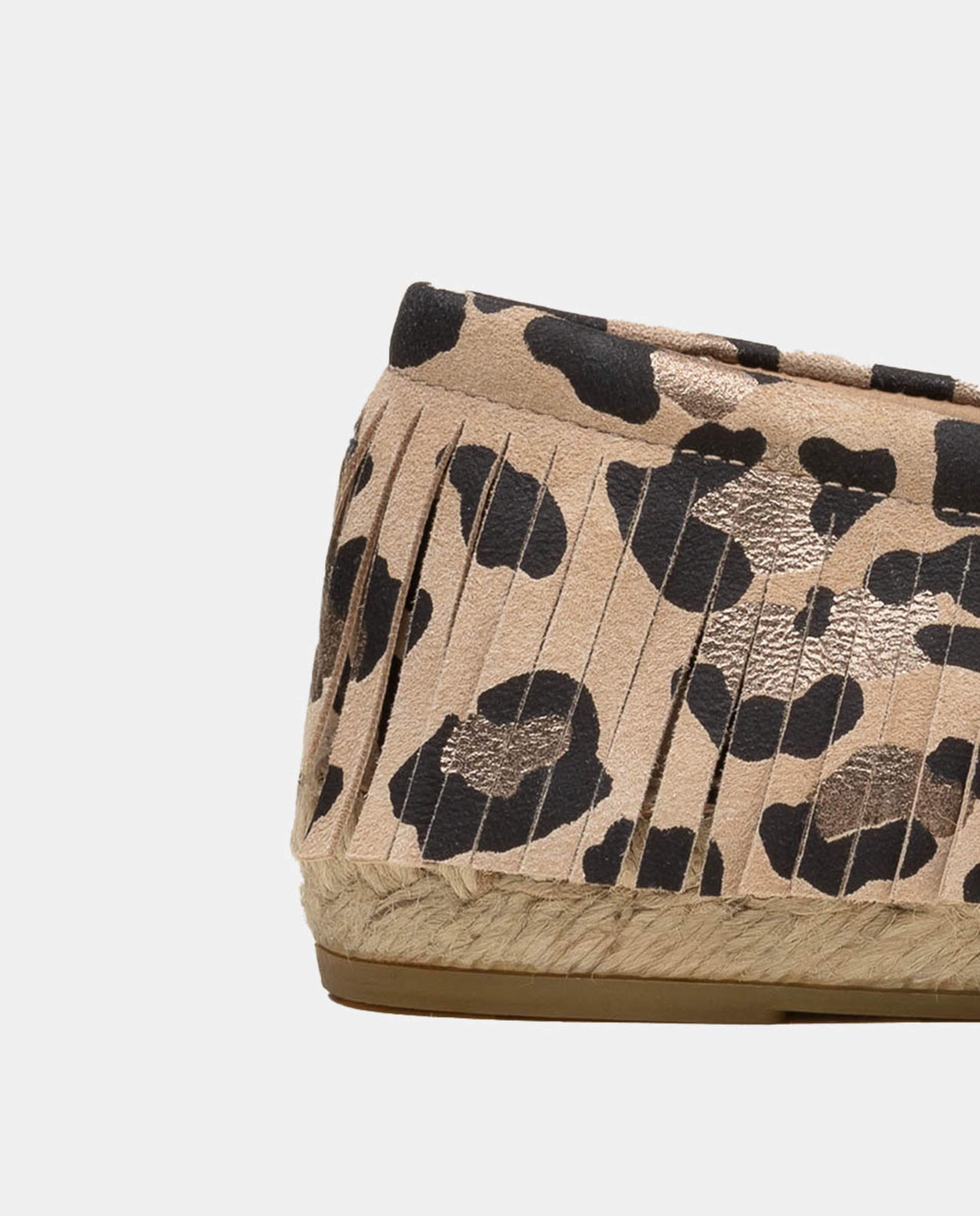Mocassins com Franjas Natural-3