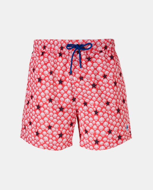 Imagem 0 de Calções de Banho Estampados com Secagem Rápida