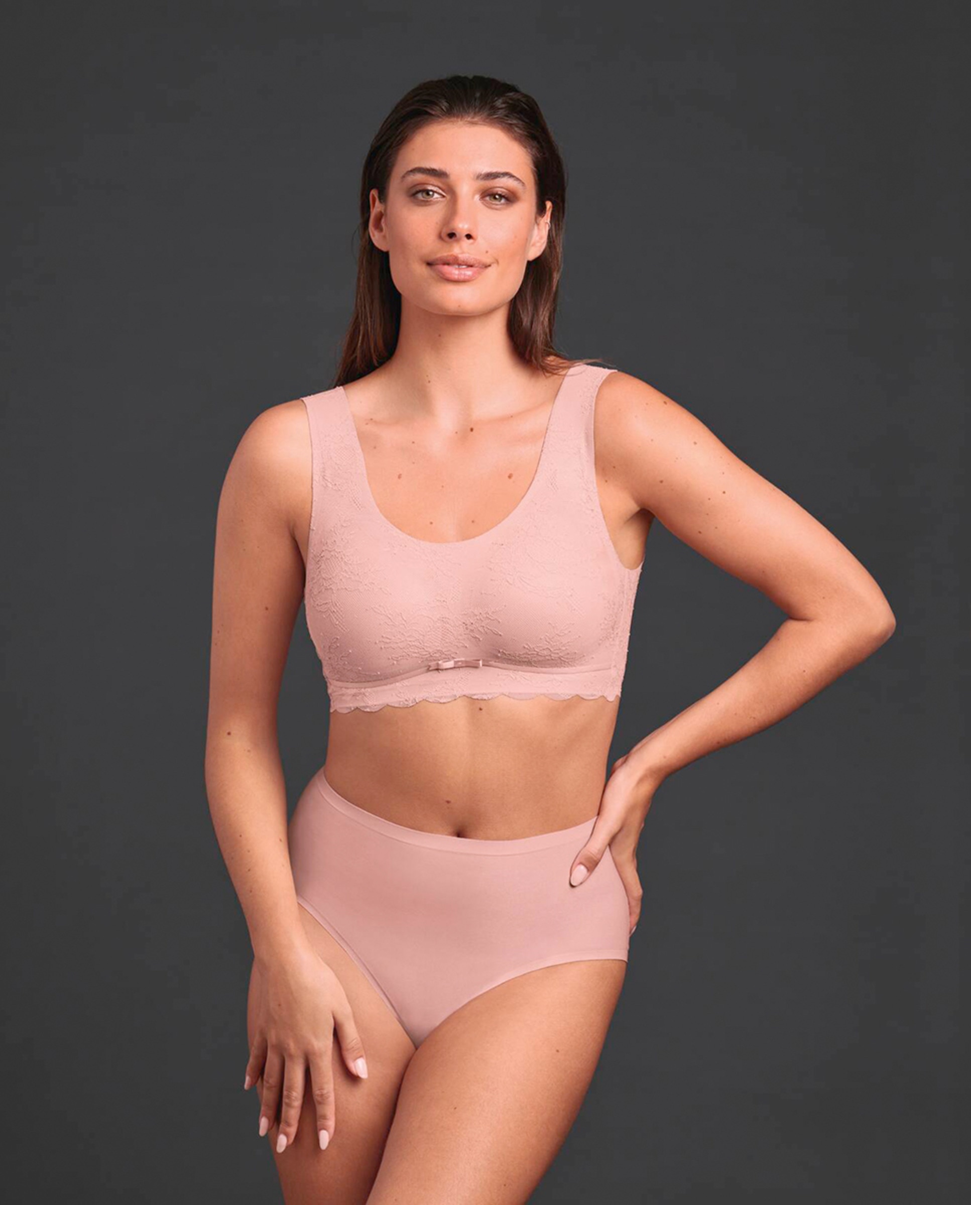 Soutien tipo bralette sem aro Rosa-claro-2
