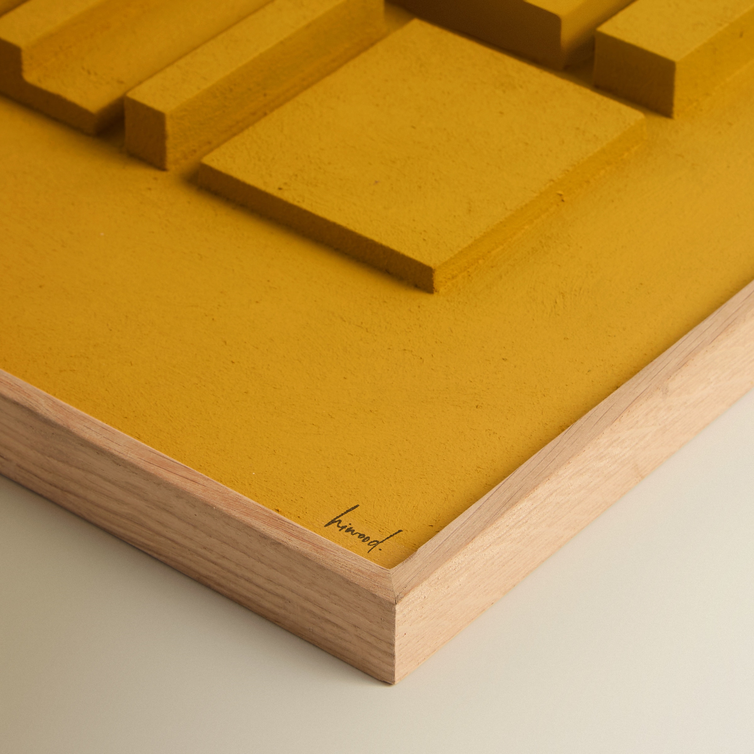 Quadro Cube - Cor de Mostarda Mostarda-3