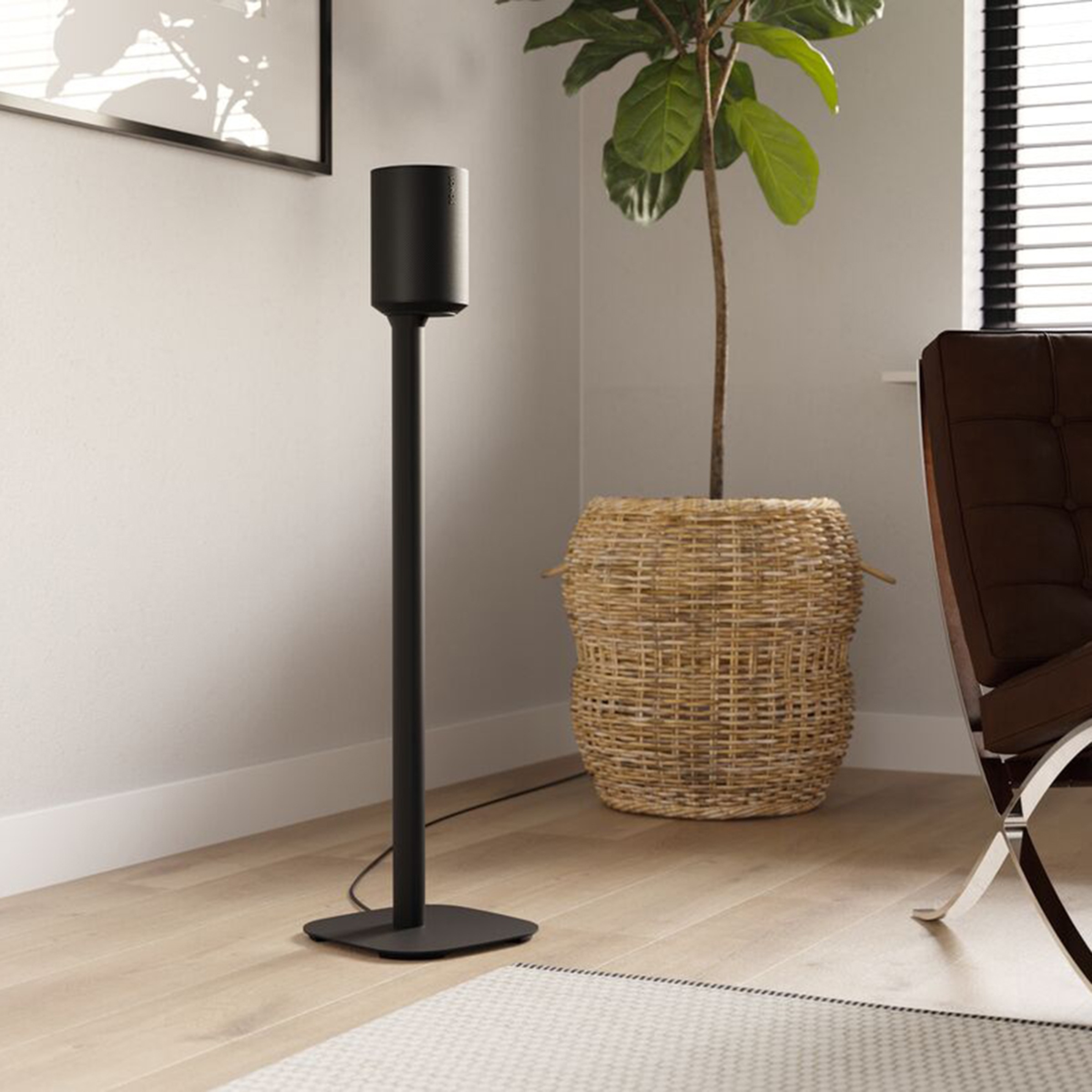Soporte de suelo Vogel's SFS 4113B para altavoz Sonos Era 100 Negro Negro-4