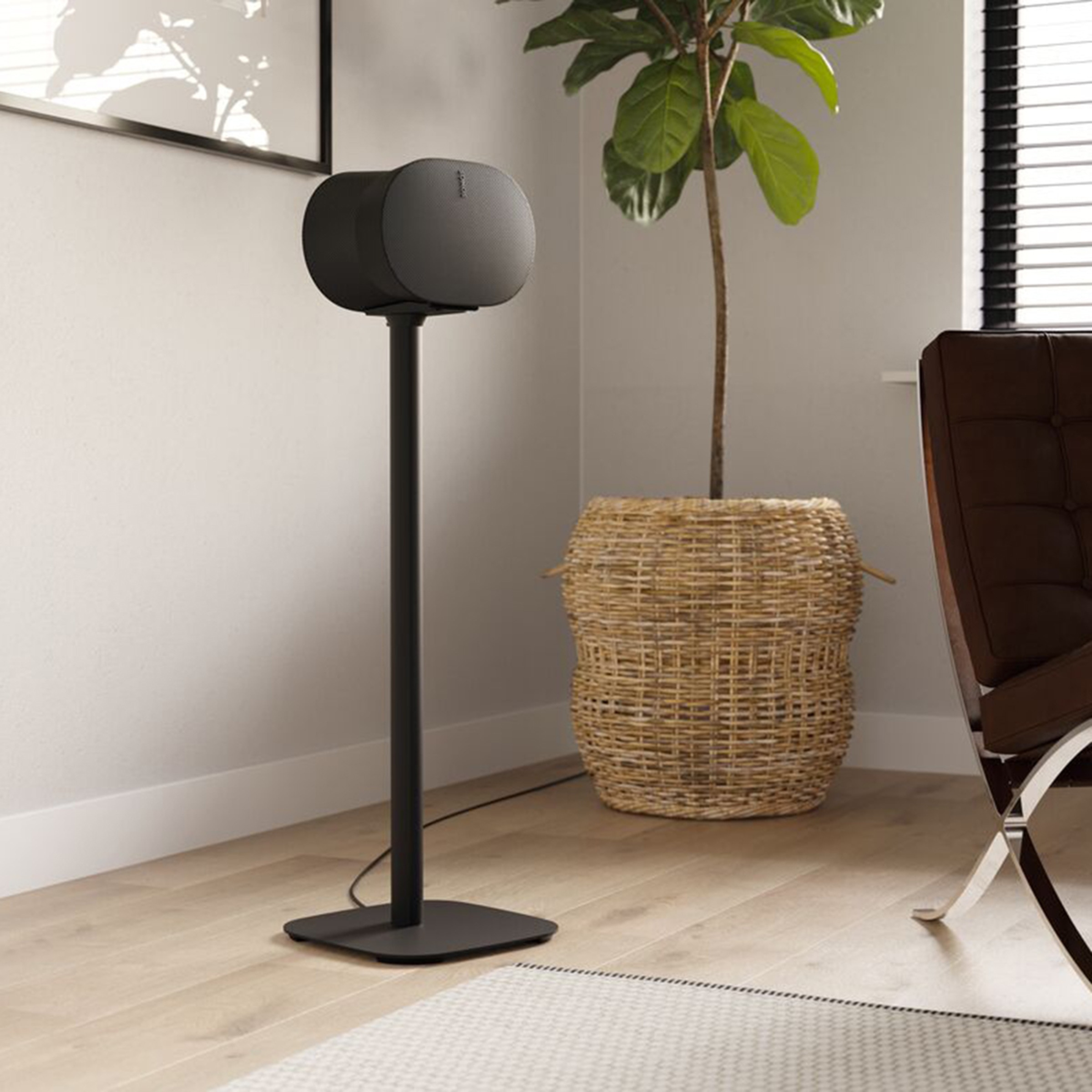 Soporte de suelo Vogel's SFS 4133W para altavoz Sonos Era 300 Blanco Blanco-4
