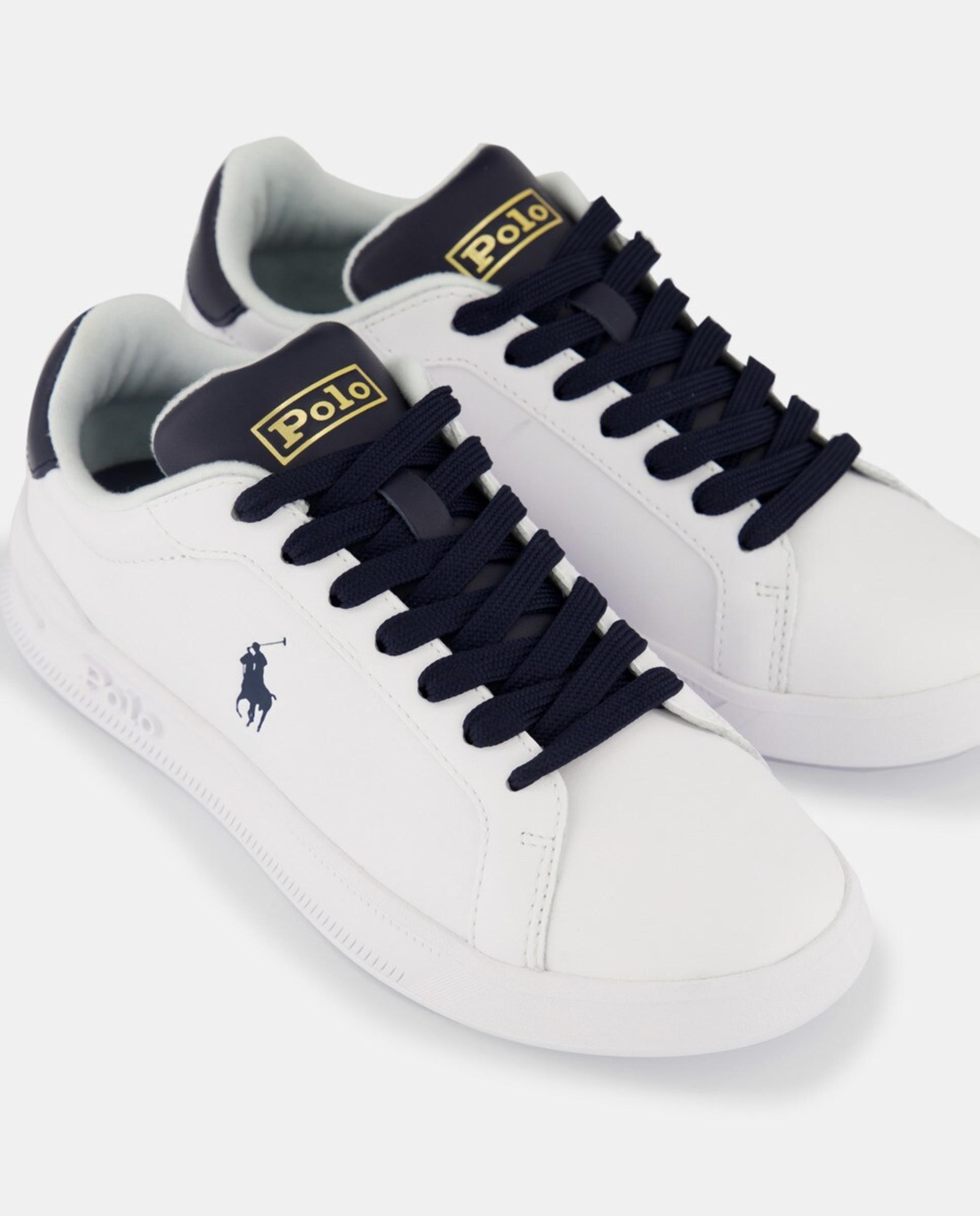 Sapatilhas em Pele Heritage Court II Branco-4