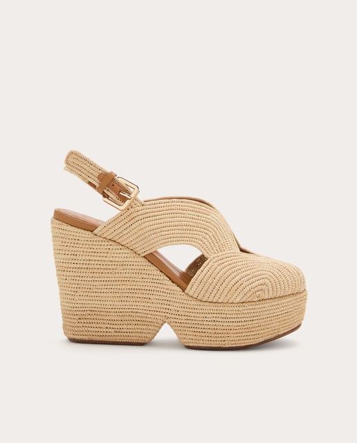 Imagen 0 de Sandalias de tacón de piel
