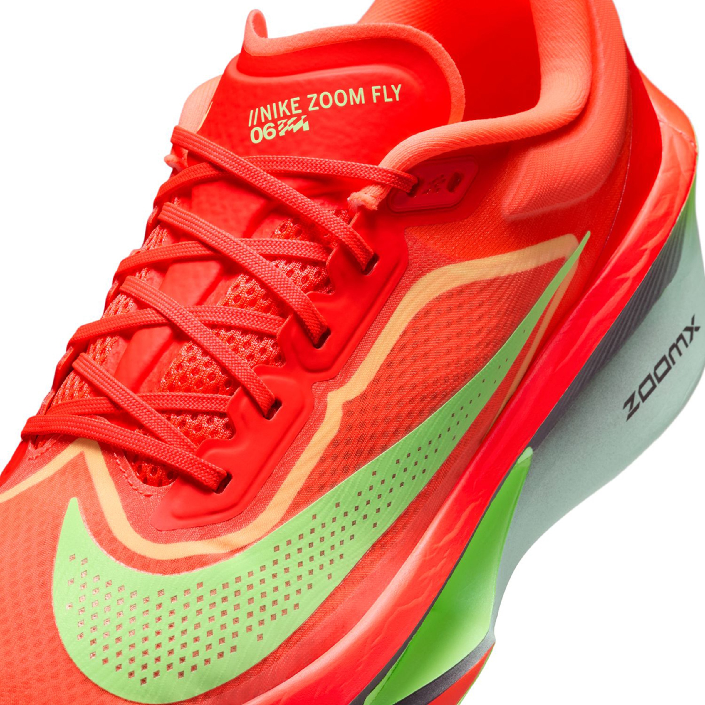 Sapatilhas de Running de Homem Zoom Fly 6 Vermelho-7