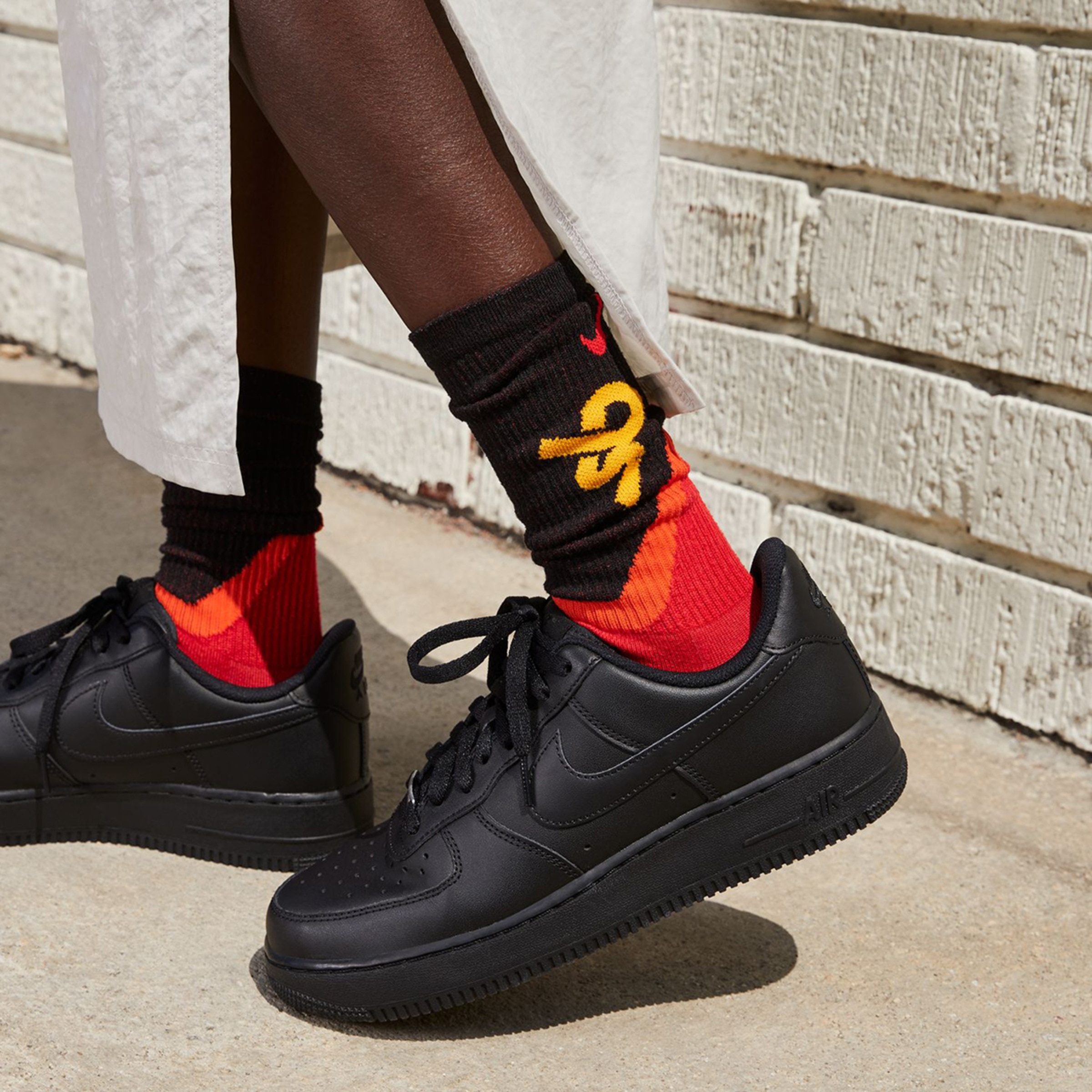Sapatilhas Casual de Mulher Air Force 1 '07 Preto-9