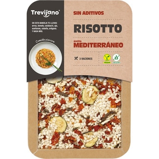 risotto mediterráneo sin gluten estuche 280 g - Trevijano