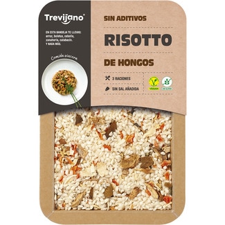 risotto de hongos sin gluten estuche 280 g - Trevijano
