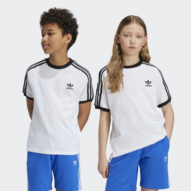 Imagem 0 de T-shirt de criança 3 faixas adidas Originals