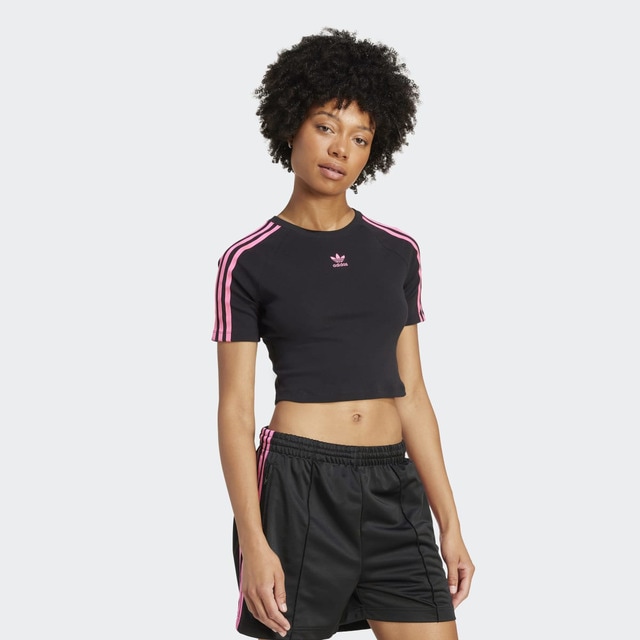 Imagem 0 de T-shirt de Mulher Baby 3 Faixas Originals