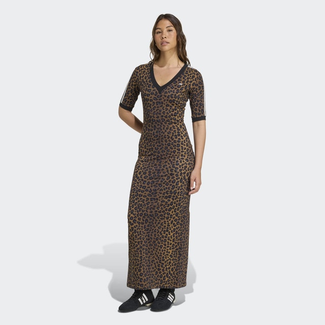 Imagem 0 de Vestido de Mulher Maxi Leopard V-Neck Originals