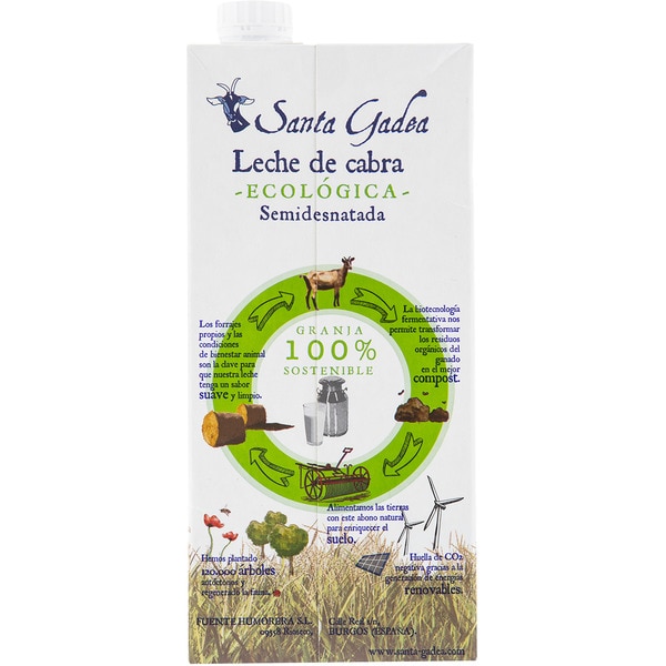 leche de cabra semidesnatada ecológica