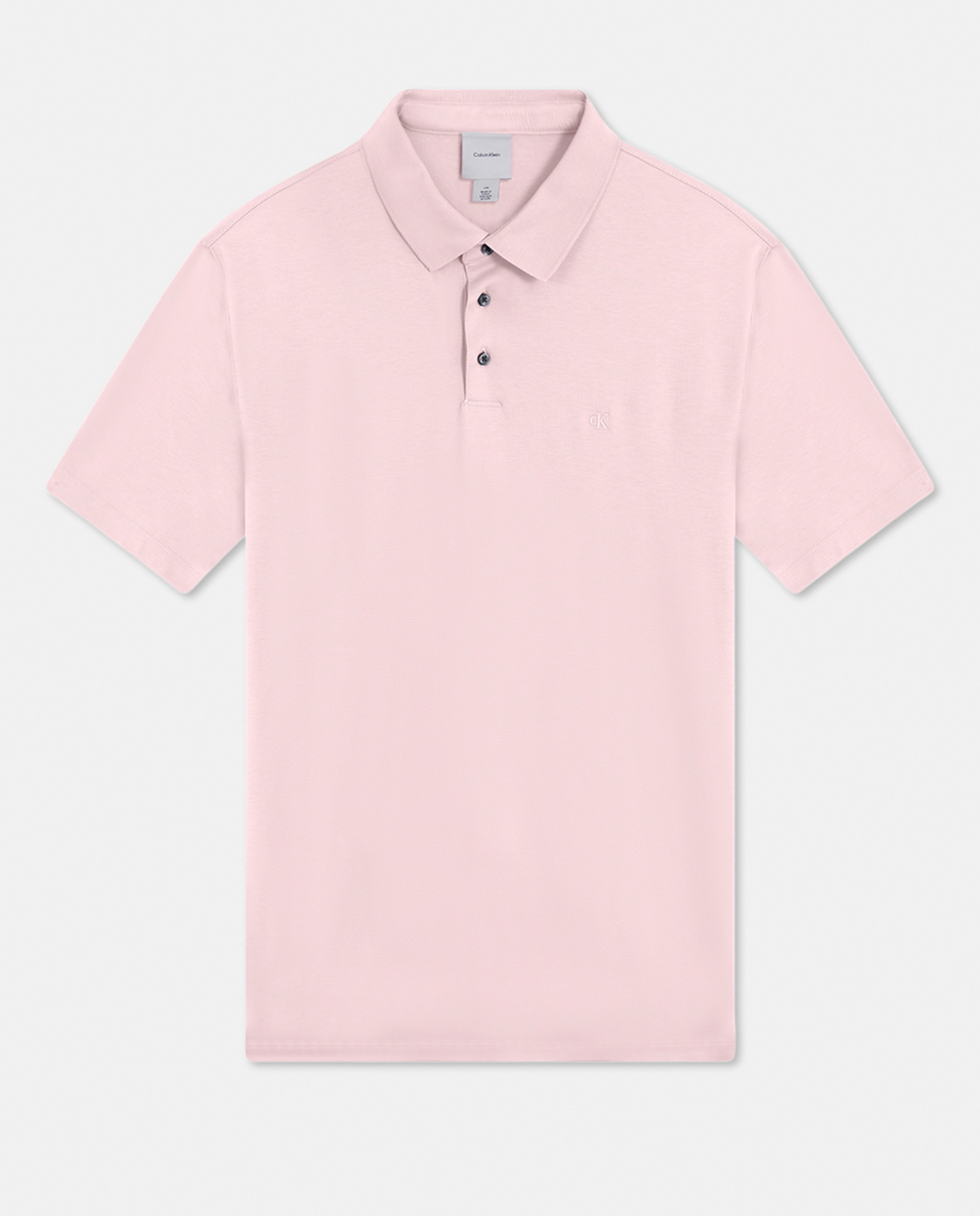 Polo de Algodão Supima Rosa-1
