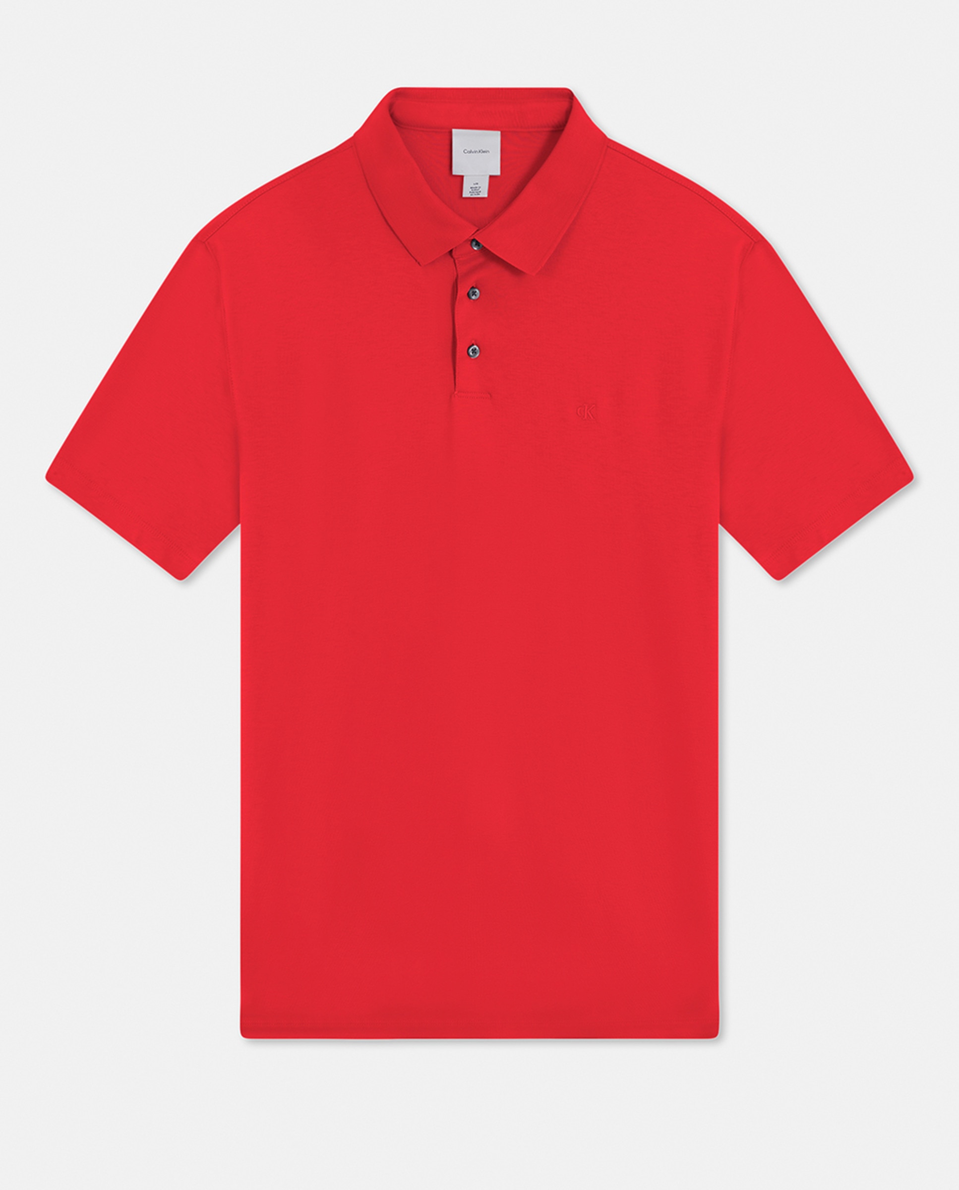 Polo de Algodão Supima Vermelho-1