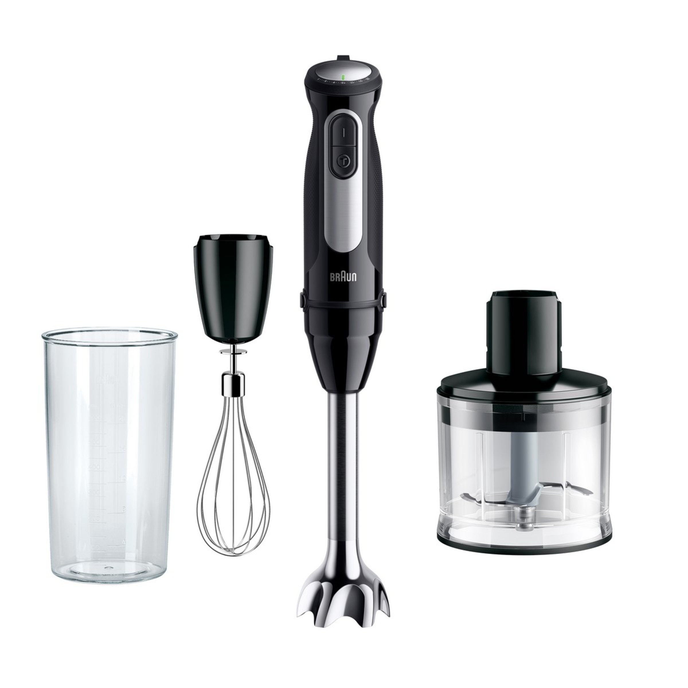 Varinha Mágica Braun MultiQuick 5 Pro MQ55236M de 1000 W, com Acessórios - Preto Preto-1