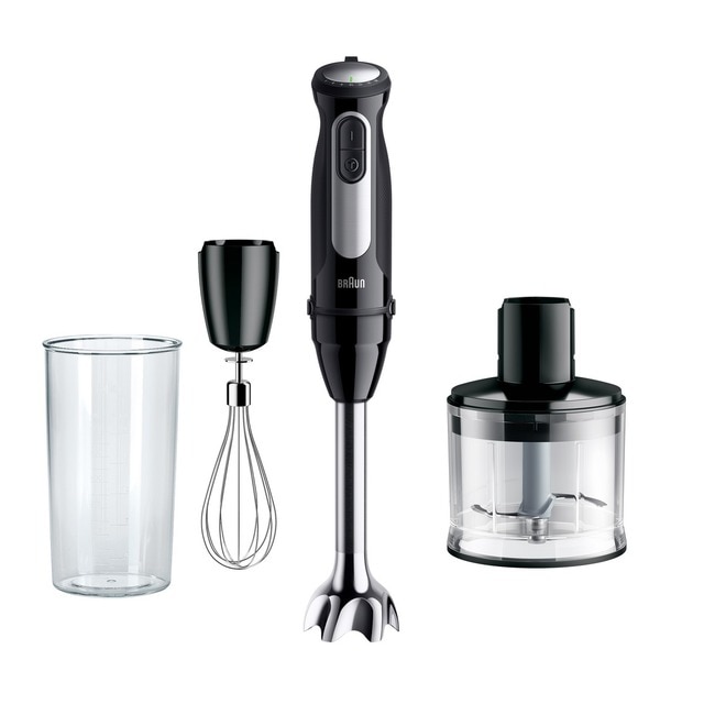 Imagem 0 de Varinha Mágica Braun MultiQuick 5 Pro MQ55236M de 1000 W, com Acessórios - Preto