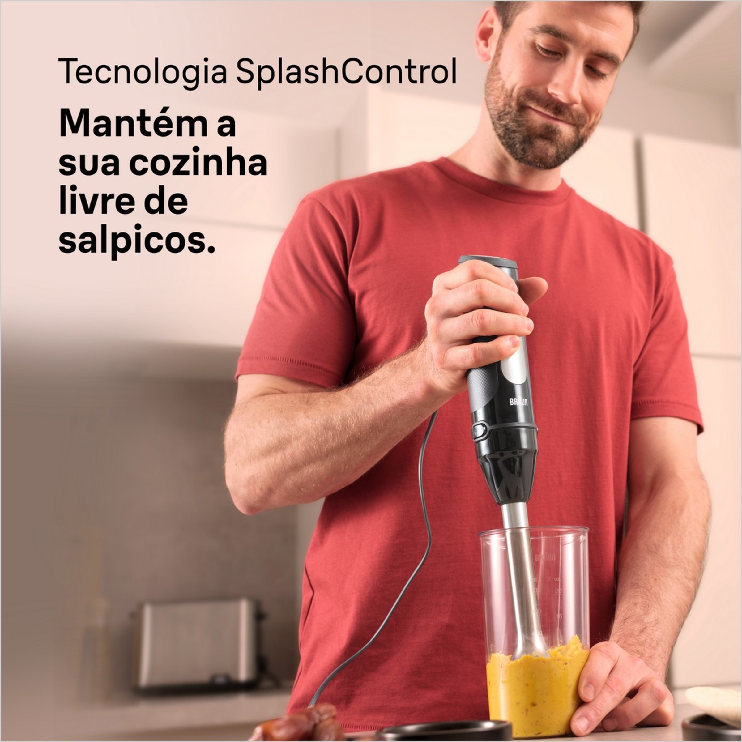 Varinha Mágica Braun MultiQuick 5 Pro MQ55236M de 1000 W, com Acessórios - Preto Preto-6