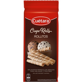 rollitos de barquillo bote 225 g - Cuetara