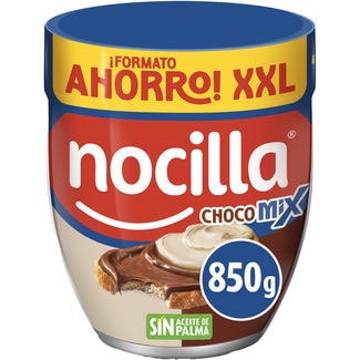 Chocomix crema de cacao, avellanas y leche sin aceite de palma sin gluten tarro 850 g - Nocilla