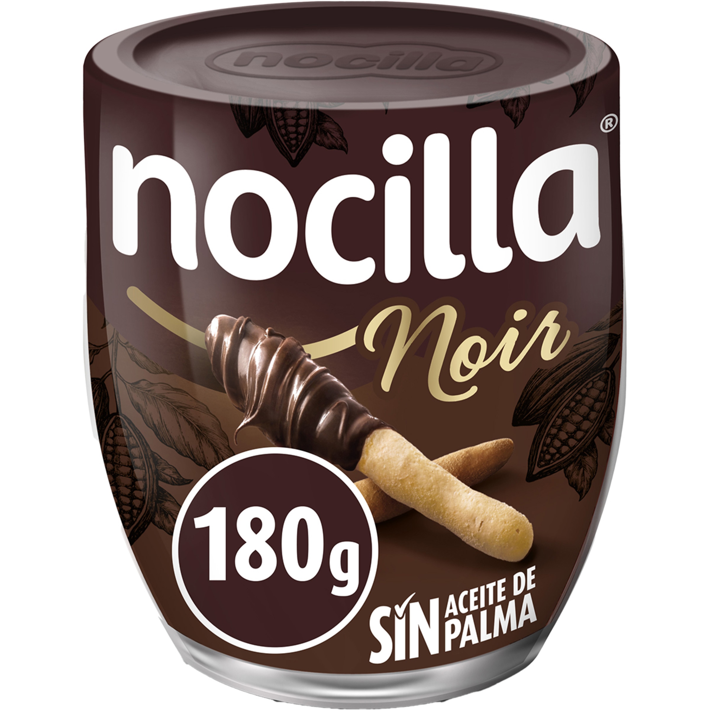 Noir crema de cacao sin aceite de palma vaso 180 g