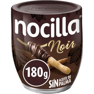 Noir crema de cacao sin aceite de palma vaso 180 g - Nocilla