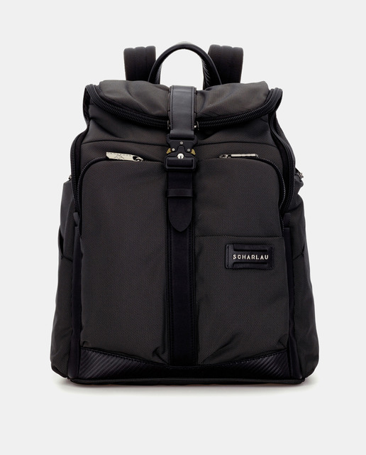 Imagen 0 de Mochila de hombre en tejido de color naranja